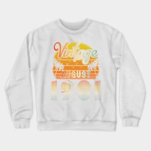 Summer Vintage August 1981 Happy Birthday 39 Years Old To Me Papa Daddy Brother Uncle Son Cousin Crewneck Sweatshirt